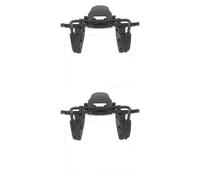 HOODANCOS 2pcs Adjustable Clip-On Eye Patch for Training Glasses, Eyeglass Sight Blocker for Competition Aim Assistance, Semi- Eye Blinder for Indoor and Outdoor Shooting