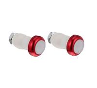 HOODANCOS 2pcs Aluminum Alloy Bike Handlebar End Light with LED Safety Turn Signal Function Red Grip Plugs for Low Power Consumption Cycling Visibility