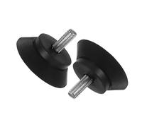 HOODANCOS 2pcs Anti-vibration Treadmill Pads Non-slip Floor Mat for Gym Equipment Shock-absorbing Foot Pads Compatible with Exercise Bikes Enhanced Grip for Safe Workout and Floor Protection