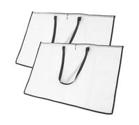 HOODANCOS 2Pcs Art Portfolio Case Large Capacity Storage Bag for Artwork Organizer Lightweight Handheld Design Durable Material for Documents Posters and Art Supplies Pattern