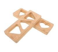 HOODANCOS 2pcs Bamboo Onigiri Mold Japanese Style Triangle Sushi Maker DIY Rice Ball Mould Kitchen Gadget for Bento Picnic Rice Shaper Tools