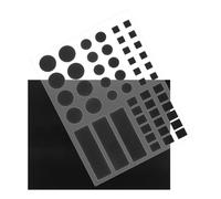 HOODANCOS 2pcs Black LED Dimming Stickers Light Blocking Film for Indicator Lights, Easy Installation Paper Covers for Home Appliances and Electronics