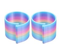HOODANCOS 2pcs Canvas Roll Holder for Rhinestone Painting Plastic Art Canvas Storage Organizer Efficient Fixation for Smooth for Outdoor Creativity and Art Supplies Management