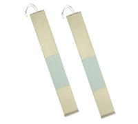 HOODANCOS 2pcs Chinese Calligraphy Paper Blank Hanging Scrolls for Brush Calligraphy and Painting, Assorted Colour Paper Good Absorbency, for Living Room Art Display