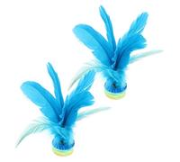 HOODANCOS 2pcs Chinese Jianzi Kick Shuttlecock Boy Girl's Fitness Shuttlecock Badminton Birdie for Indoor Outdoor Sports