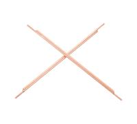 HOODANCOS 2pcs Copper Spot Welding Tips 3x100x1.5mm Flat-Head Handheld Spot Welder Nozzle Replacement for Battery Welding Pen Industrial Electrode Accessories for Precision Metal Repair