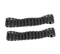 HOODANCOS 2pcs DIY Tank Track Replacement Parts for Remote Control Tanks Plastic Tracks with Traction Lightweight Design for Robot Building and Model Assembly