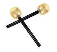 HOODANCOS 2pcs Fake Microphone Prop Lightweight Pretend Play Mic Model for Party Stage Performance Creative Simulation for Karaoke and Speech Practice