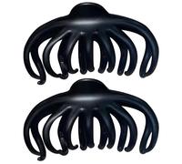 HOODANCOS 2pcs French Design Hair Clip for Styling Large Retro Tortoise Shell Hair Claw with Plastic and Resin Material Suitable for Daily Use and Shower
