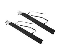 HOODANCOS 2Pcs Japanese Sword Storage Bag Thick Carrying Pouch with Shoulder Strap for Samurai Cosplay Performances Travel and Japanese Culture Enthusiasts Black