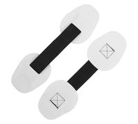 HOODANCOS 2Pcs Kayak Handles with PVC Strap Patches for Inflatable Canoes and Paddleboards, White Side Mount Replacement Grip for Surfboard and Raft Carrying Accessories