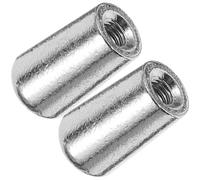 HOODANCOS 2pcs Metal Guitar Toggle Caps Electric Guitar Pickup Switch Tips Replacement Silver Knobs for Electric Parts