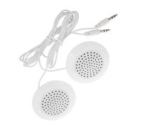 HOODANCOS 2pcs Mini Portable Pillow Speaker with Built Jack for Sleep Compact Stereo Sound Audio for Tablet and CD Player Use in Bedroom Office and Travel