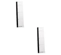 HOODANCOS 2pcs Monitor Memo Board Stick Note Holder Fashion Computer Screen Post Note Holder Office and Home Accessories Creative Memo Pad for Computer Monitor Right