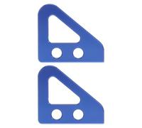 HOODANCOS 2pcs Motorcycle Foot Pegs Pad Motorcycle Foot Rest Rear Brake Pedal Rear Footrest Pedal Step Plate Part Blue