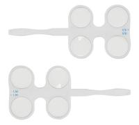 HOODANCOS 2pcs Optical Flippers Double-sided Flip to Vision Training for Optometry Eye Exercise Tools Visual Function Enhancement for Clinics Schools Homes