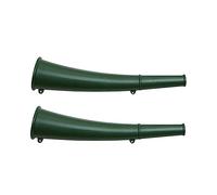 HOODANCOS 2pcs Outdoor Signal Horns Durable Whistles for Camping Sports Events and Outdoor Activities Chic Design for Green Color for Enhanced Awareness