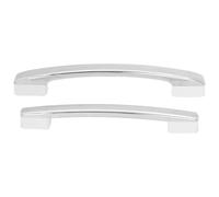 HOODANCOS 2Pcs Plastic Refrigerator Door Handles Replacement Set - Long Short Fridge Handle Repair Parts for Commercial and Home Freezer Cooler Units