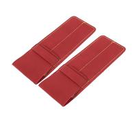 HOODANCOS 2Pcs Portable Leather Pen Sleeves Nurse Pen Holder Bags PU Protective Cases for Fountain Compact Storage for Medical Staff
