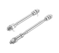 HOODANCOS 2pcs Quick Release Bike Axle Kit Front Rear Solid Shaft Lightweight Bike Wheel Replacement Parts for Road and Mountain Bicycles with Enhanced Stability and Versatile Compatibility