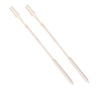 HOODANCOS 2pcs Replacement Duster Handles with Adjustable Plastic Long Extended Handle, Efficient Static Dust Removal for Blinds and Furniture, Suitable for Car and Office Cleaning