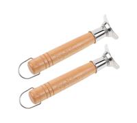 HOODANCOS 2pcs Replacement Pot Grip Handles Anti-scalding Ergonomic Pan Handles for Soup and Milk Pots Heat-Resistant Grip for Cooking