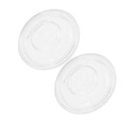 HOODANCOS 2pcs Silicone Breast Pump Diaphragm Flange Inserts Leak Flexible Silicone Pump Accessories Comfortable