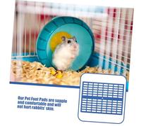 HOODANCOS 2pcs Small Animal Floor Mats with Design for Bunny Rabbit Cage Soft Pet Foot Pads Easy to Clean and Cuttable Rabbit Cage Mats for Hamsters and Other Small Pets