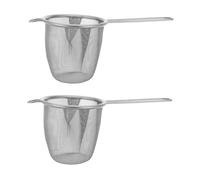 HOODANCOS 2pcs Stainless Steel Tea Strainers Fine Mesh Infuser for Loose Tea Brewing for Spices Odorless Material