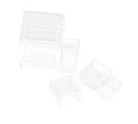 HOODANCOS 2PCS Transparent Acrylic Ant Drinking Tool with Separate Feeding Port Water Feeder Bowls for Ant Nest Observation and Easy Cleaning for Ecology Enthusiasts and Workshops