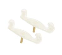 HOODANCOS 2Pcs Violin Shoulder Pads Replacement Non-slip Shoulder Rest Pads for Violins Curved Bar Easy Install Comfortable Support
