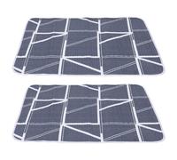HOODANCOS 2pcs Washable Dog Pads Reusable Absorbent Pet Bed Mat for Small Pets Breathable Puppy Cat Crate Litter Mattress Machine-washable Training Pad for Multi-pet Use