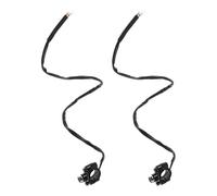 HOODANCOS 2pcs Weatherproof Motorcycle Handlebar Switch Aluminum Alloy Starter Kill Horn Headlight Button Fit for Enhanced Riding Safety and Quick Installation