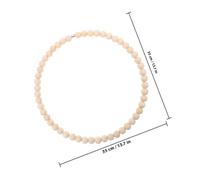 HOODANCOS 2PCS Wooden Bead Garland Wreath Base Wood and Iron Craft Rings for Wall Hangings Front Door Decor Guest Bedroom and All Seasons DIY Projects