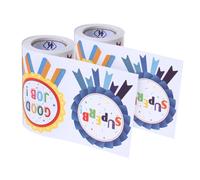 HOODANCOS 2rolls Medal Reward Stickers Boys and Girls Achievement Badge Sticker Adhesive Labels for Home School Daycare Motivation
