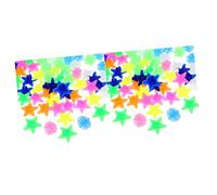 HOODANCOS 2sets Bike Wheel Beads Decorative Clip Balls for Bicycle Spokes Includes Star and Glow The Dark Beads Easy Install and Durable Bike Accessories 72pcs*2