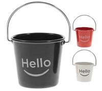 HOODANCOS 3 Pcs Mini Metal Sauce Holders with Handles Condiment Barrels for Restaurants Bars Catering Food Shops Practical Cooking Accessories for Dipping Sauces