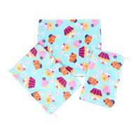 HOODANCOS 3 Reusable Bread Storage Bags Made from Environmentally Friendly Pul Material, Comfortable to Touch, for Snacks and Sandwiches, for Lunch and Travel Storage