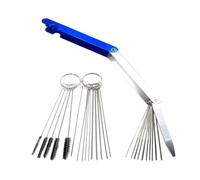 HOODANCOS 3 Sets Carburettor Cleaner Needle Kit for Motorcycle Atv Flexible Cleaning Tools for Narrow Passages Workshop Essential for Removing Dirt and Contaminants