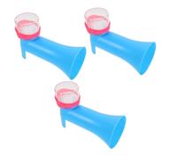 HOODANCOS 3 Sets Reusable Ear Tympanic Sound Wave Models for Teaching Preschool Science Experiments DIY Plastic Ear Anatomy Props for Cognitive Learning Sound Vibration Exploration Portable