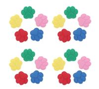 HOODANCOS 30pcs Cartoon Cat Paw Pencil Clips Soft Animal Pencil Toppers for Creative Classroom Rewards Portable and Lightweight for Students