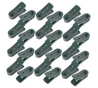 HOODANCOS 30PCS Christmas Tree Candle Clips Plastic LED Candle Holder Brackets Easy Install Stable Flameless Candlestick Clips for Holiday Wedding Birthday Party Decor