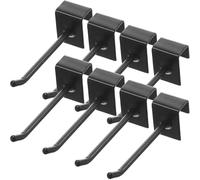 HOODANCOS 32pcs Metal Pegboard Hooks for Shop Organization Iron Construction Multi-Purpose Tool and Craft Storage Accessories for Garage Workshop Home Use