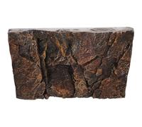 HOODANCOS 3d Reptile Tank Background Board with Yellow Pu Simulated Rock, Aquarium and Terrarium 3d Stereo Decoration Panel for Turtle and Fish Habitat