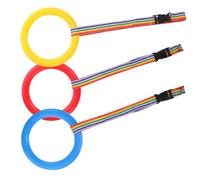 HOODANCOS 3Pcs Bright Color Walking Rope for Outdoor Safety Wear Transition Harness Leash Preschool Focus Tool for Group Walking and Road Crossing