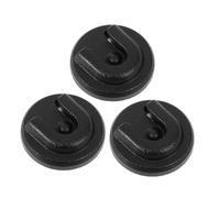 HOODANCOS 3PCS Car Microphone Clip Holder with Round Knob Cb Radio Mic Mount Bracket for Motorbike and Vehicle Secure and Install Wireless Radio Mic Hanger