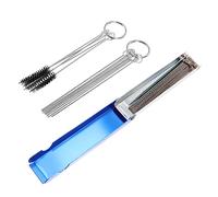 HOODANCOS 3pcs Carburetor Brush Tool Set for Cleaning Carburetor Jets Small Detailing Brushes for Car Washing and Turbo Cleaner Diesel Use