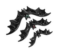 HOODANCOS 3pcs Halloween Inflatable Hanging Bats Realistic Outdoor Indoor Decorations Spooky Party Decor Essential for Haunted House Layout with Easy Inflation