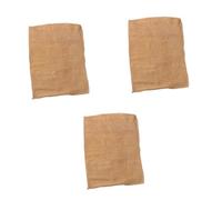 HOODANCOS 3PCS Linen Burlap Flood Control Bags Multi-Purpose Grow Sacks for Vegetables Potatoes Nuts Storage and Gardening Packaging
