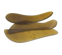 HOODANCOS 3Pcs Multi-Functional Guasha Scraping Massage Board Portable Cow Horn Tool for Face Neck Body Muscle Relaxation and Health Care Therapy